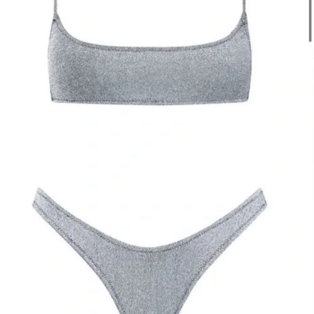 Triangl mica Silver Bikini Set SOLD OUT